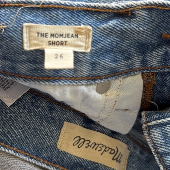 Madewell The Momjean Short in Lansdale Wash, size 26 - Picture 7 of 7